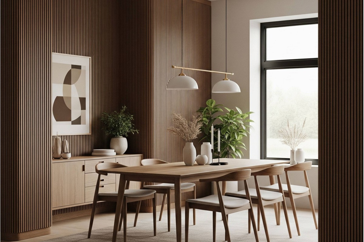 [Project] Transform your Basic Dining Room Wall with Fluted Panel