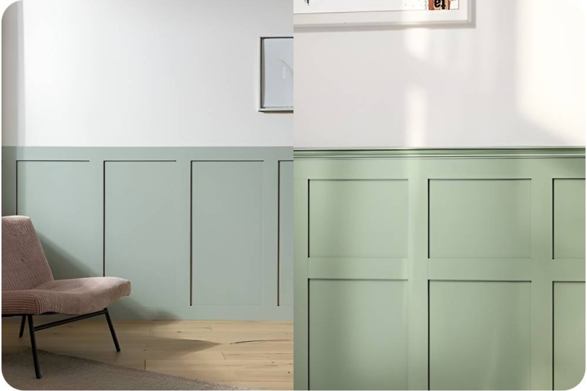 The Charm of Two-Tone Wainscoting: Enhancing Your Home's Interior Design