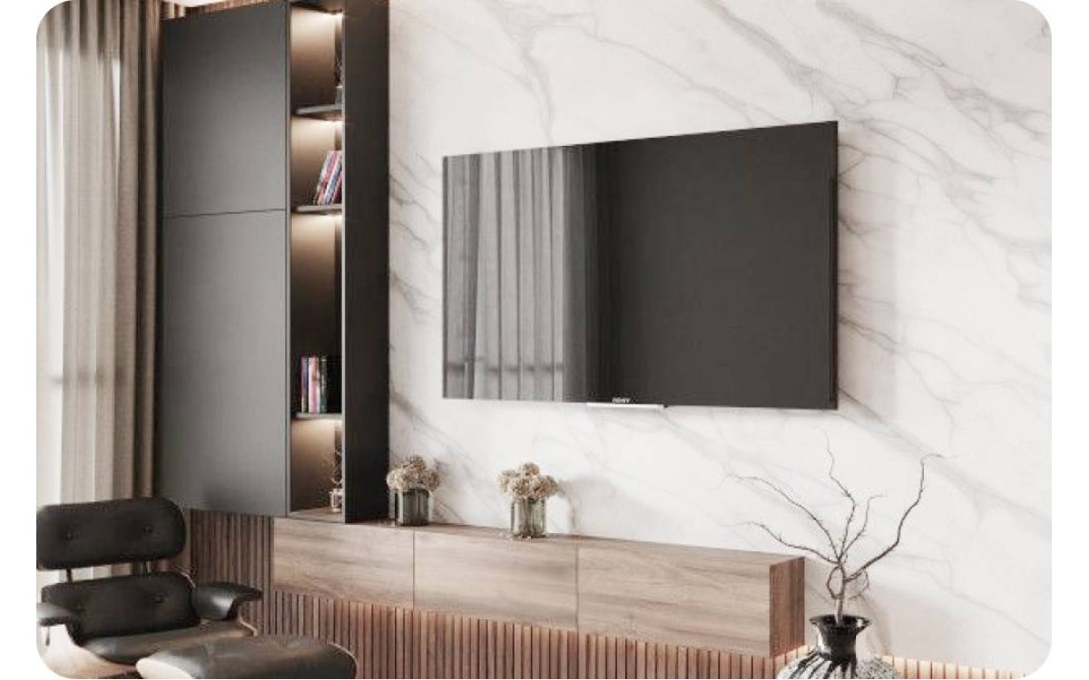Create Your Modern TV Console Design for More Amazing Living Room