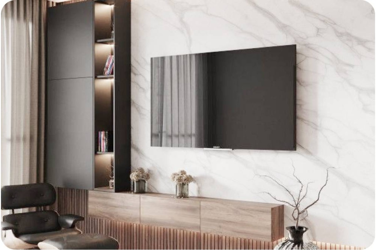 Create Your Modern TV Console Design for More Amazing Living Room