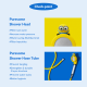 BODYLUV X MINIONS Waterline set / Shower Filter / Shower Tube / Shower Head & Soap