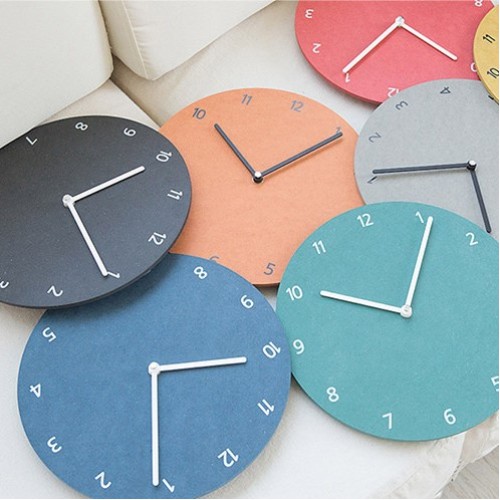 Eco-color Board Vivian Color [C32 - C38] Wall Clock