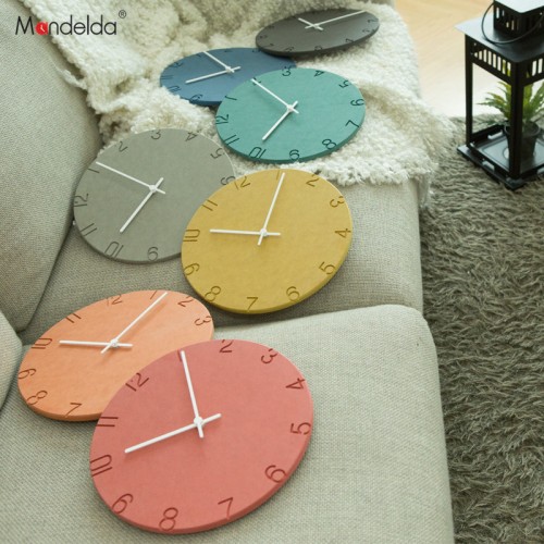 Eco-color Board Basic Color [C49 - C54] Wall Clock