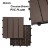 Chocolate Brown PVC Plank 