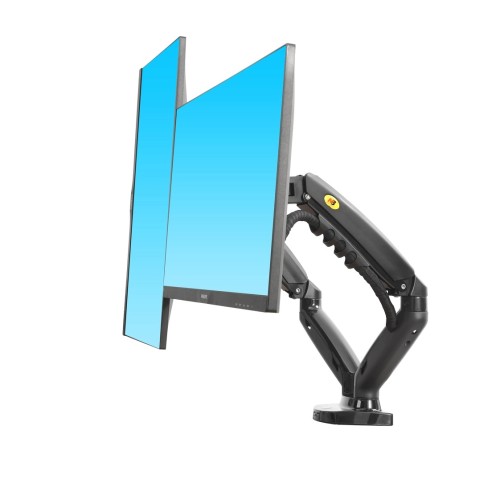 Desktop Flexi-mount  MODEL F160 [Dual]  - GAS STRUT DESKTOP MONITOR MOUNT 2-9KG