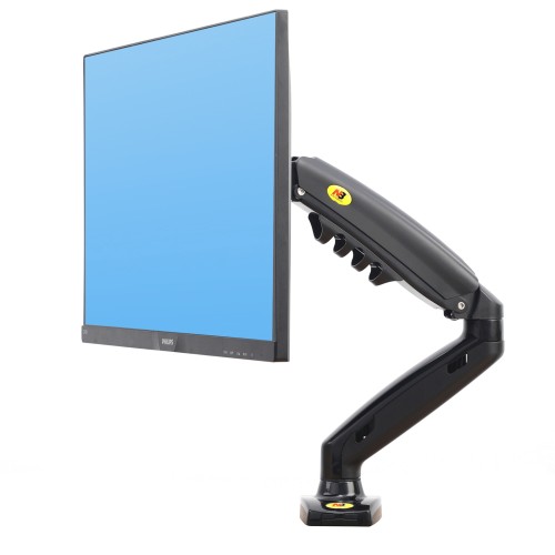 Desktop Flexi-mount  MODEL F80 [Single] - GAS STRUT DESKTOP MONITOR MOUNT 2-9KG 