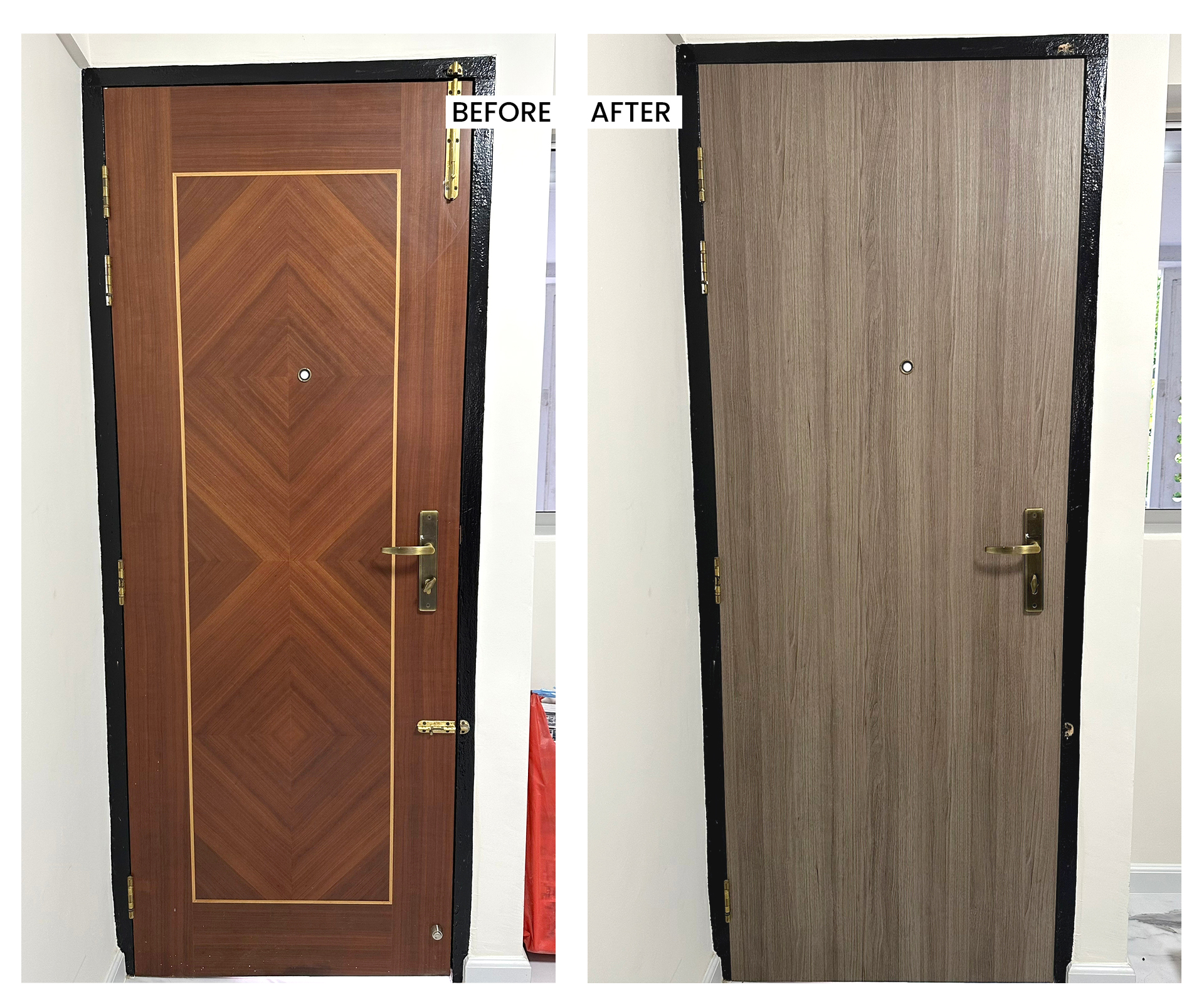 SG Door Laminate Sticker