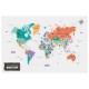 Foldable Wall Art Table - WORLD MAP EDITION ft. Getty Image