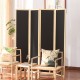 Pine Wood Space Room Divider | Foldable Portable Partition Divider | Privacy Protection