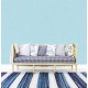 Plain Color Design Self-adhesive Korea Wallpaper / Hyundae Sheet / 11144 / Monochrome Sky Blue