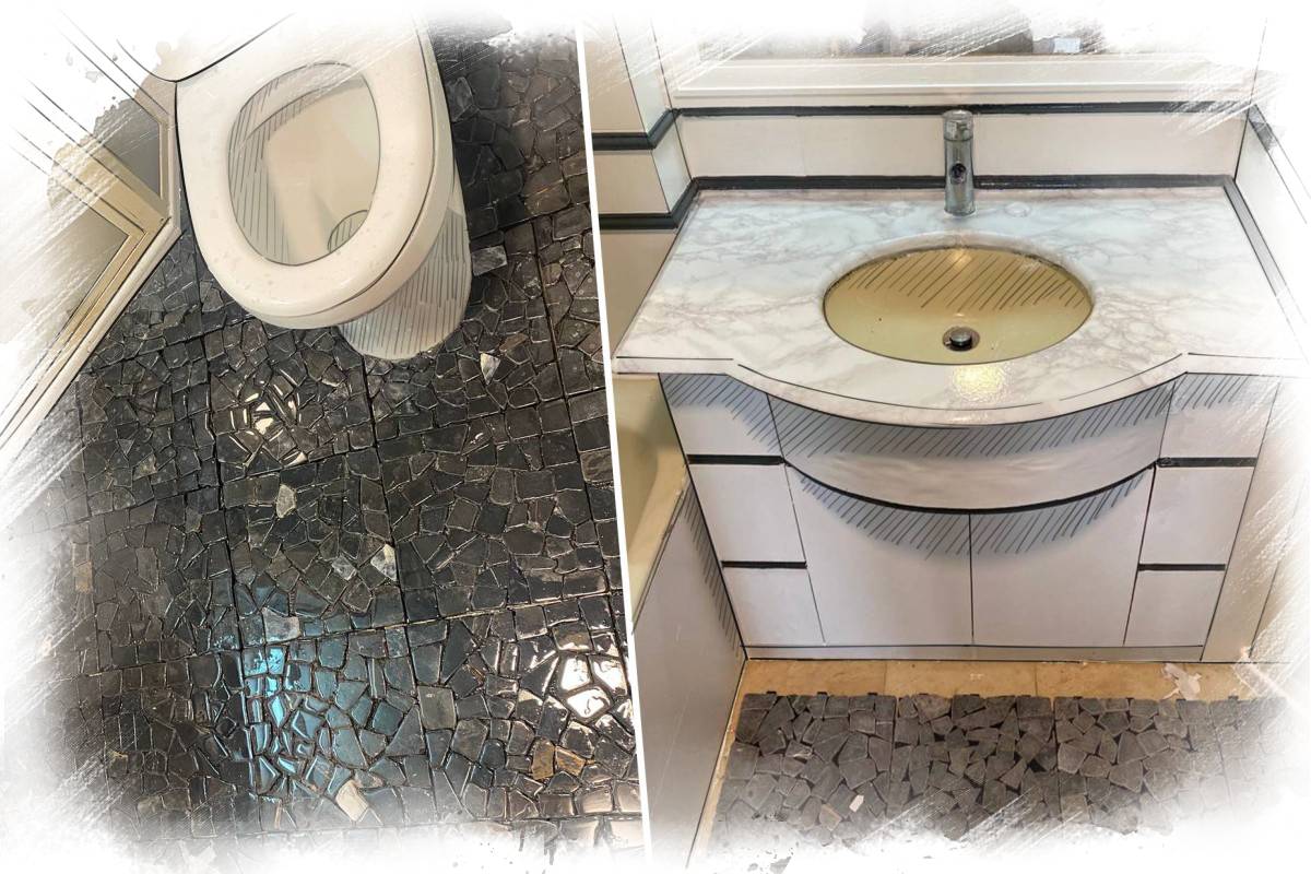 [Project] HDB Toilet Makeover with Infeel Laminate and Stone Decking Tiles