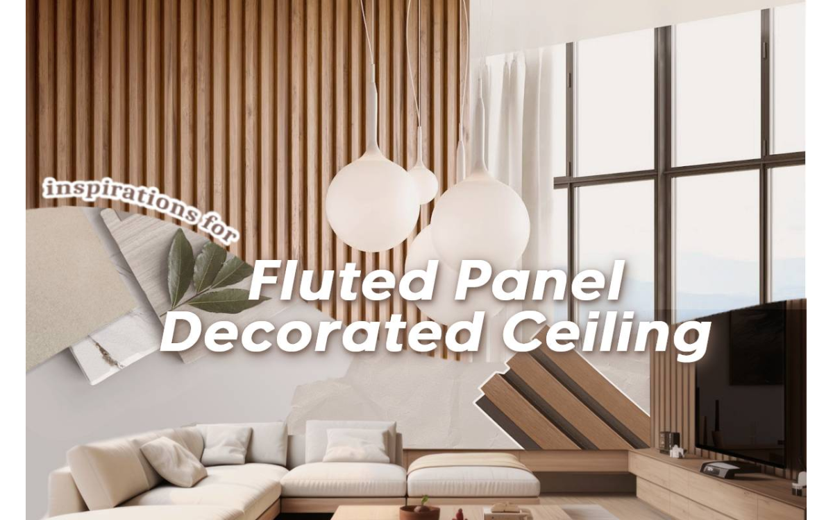 Fluted Wood Panels: New Inspiration to Decorate Ceiling 