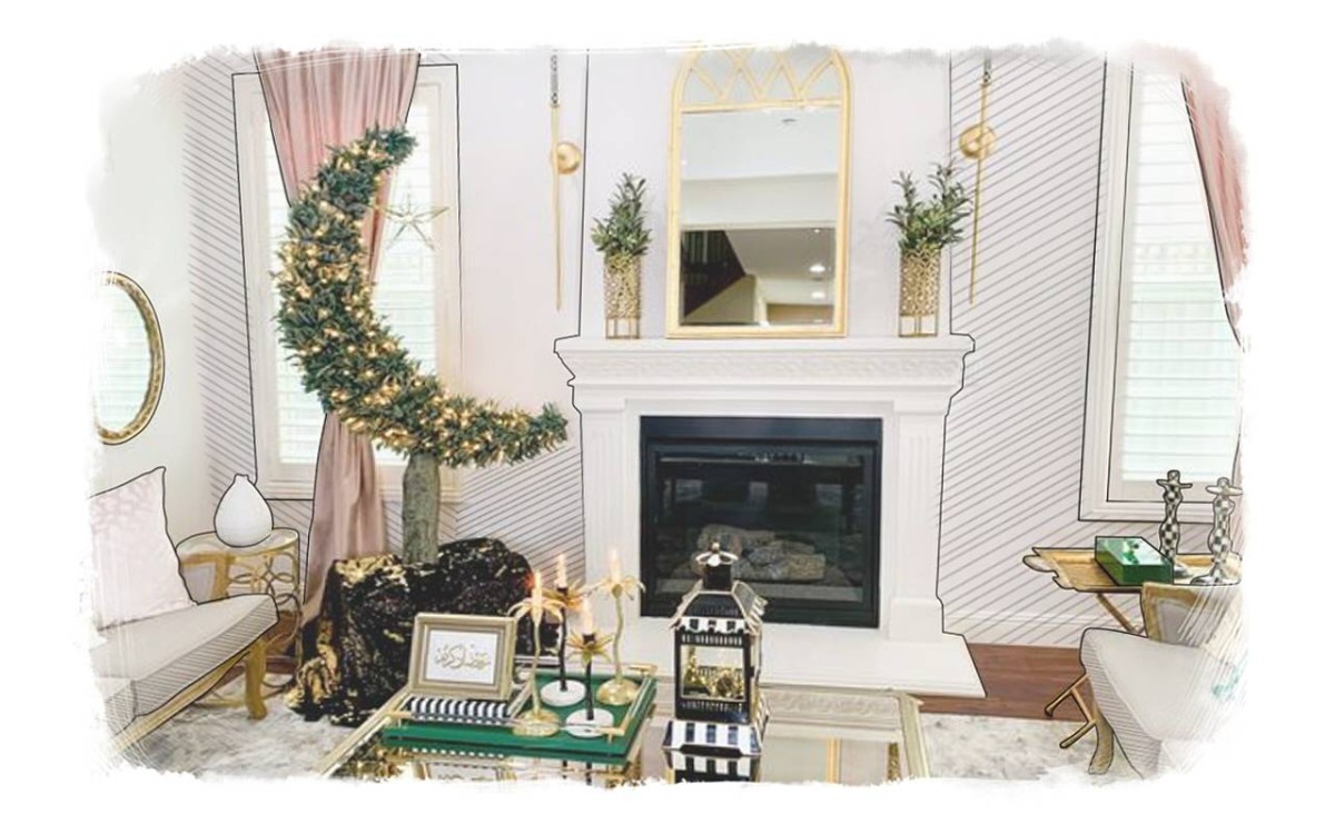 Beautiful Interior Decoration for Hari Raya