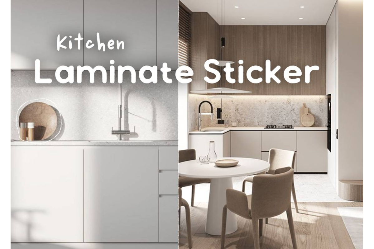 Kitchen Cabinet Laminate with Infeel Laminate Sticker