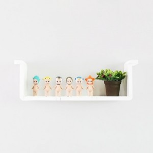 Cubics Mini Wall Shelf Mustache