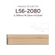 L56-2080 Korean Fluted Panel Finishing Top and Bottom