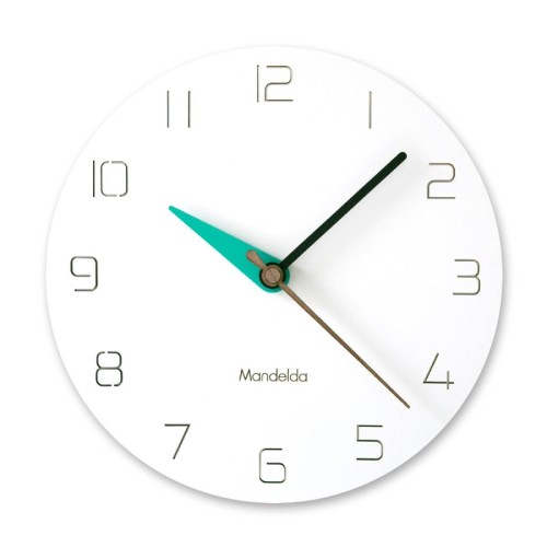 Modern Mint Clock..