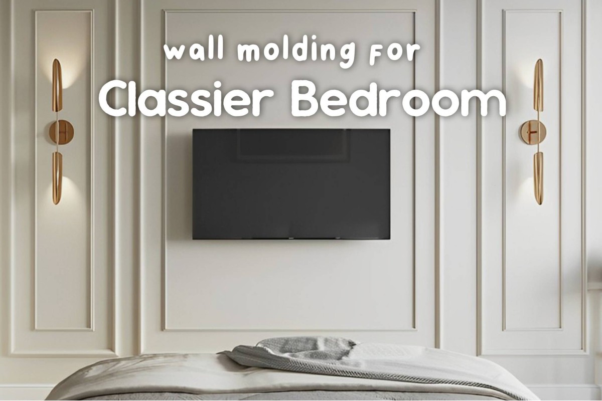 Wall Molding for a Classier Bedroom Look