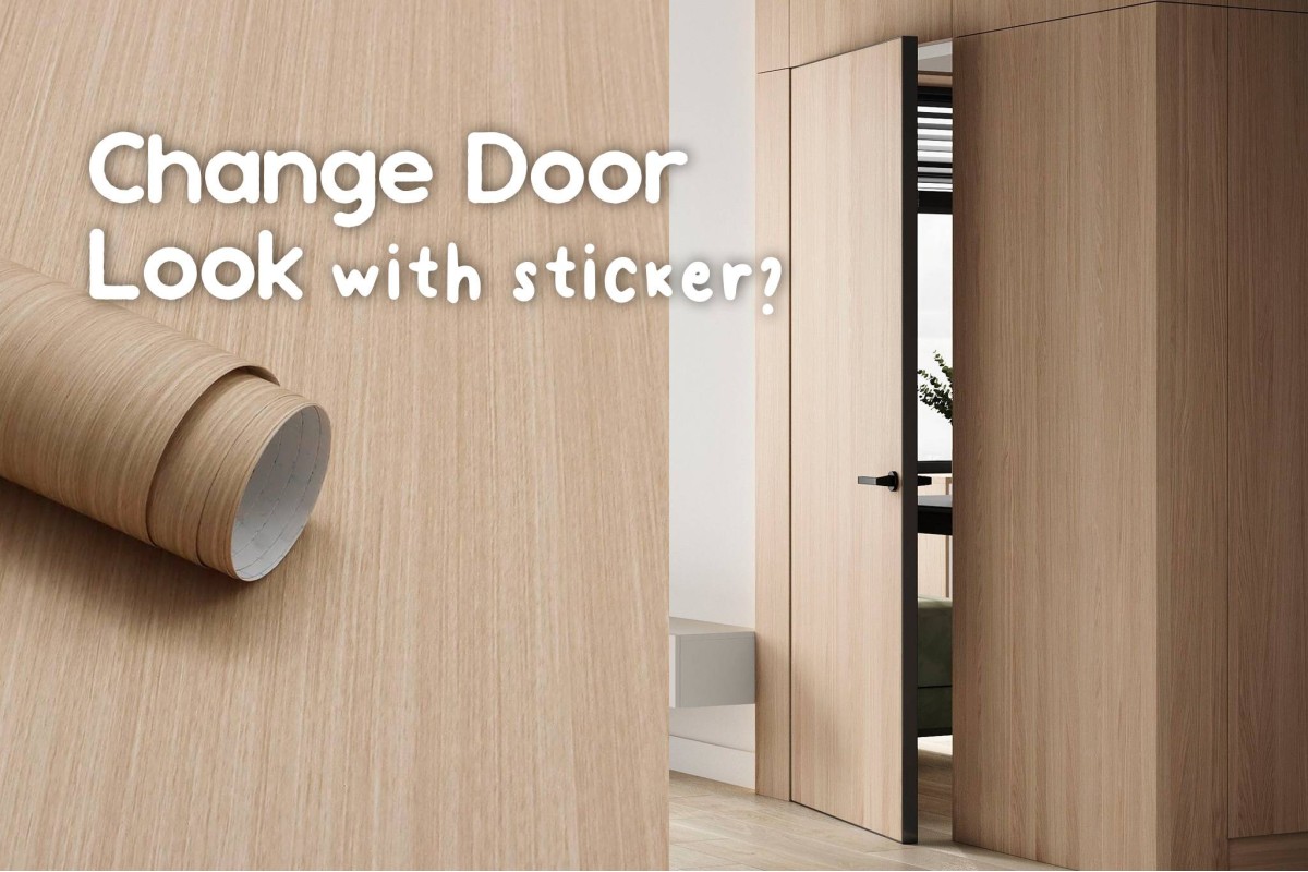 [Project] Installing Laminate Sticker: Let’s Change your Door Look