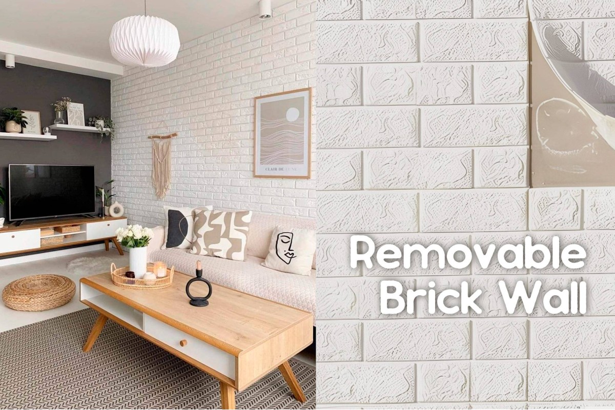 [Project] White Bakuta Brick Wall Decoration for your Living Room