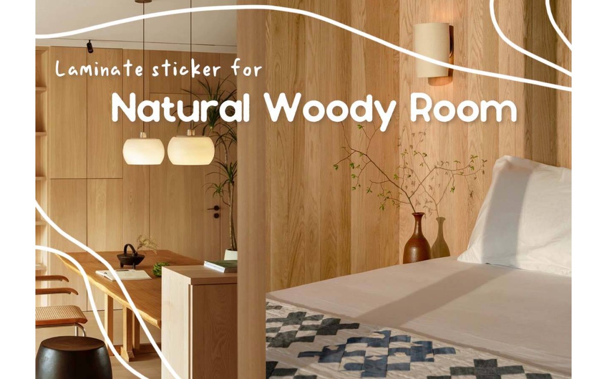 A Secret of Beauty Natural Room with Laminated Wood
