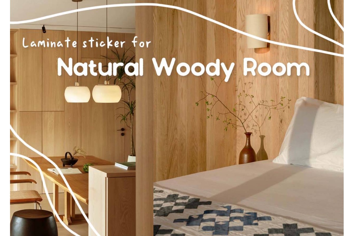A Secret of Beauty Natural Room with Laminated Wood