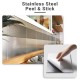 Ver Block Stainless Steel D.I.Y Interior Tile Peel and Stick wallpaper 10pcs/Set | surface furniture deco / Home Decoration